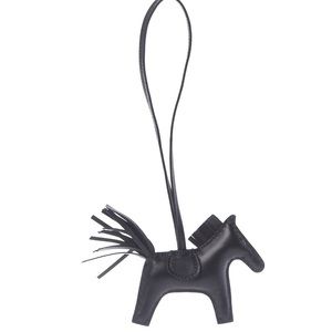 RARE! New, Hermès Noir Rodeo Charm. Collectible!